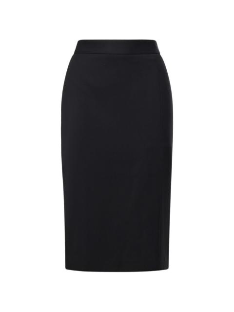THE ANDAMANE side-slit pencil skirt