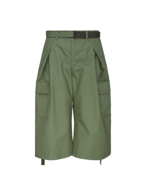 sacai Cotton Weather Cargo Shorts