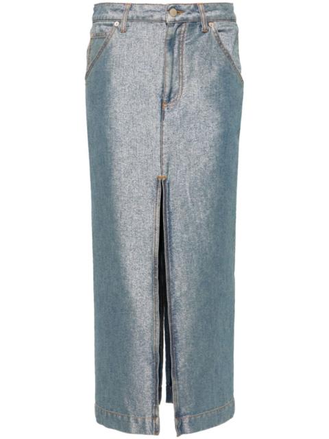 DARKPARK Erika denim midi skirt