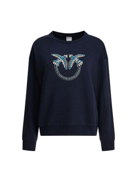 PINKO beaded-motif sweatshirt