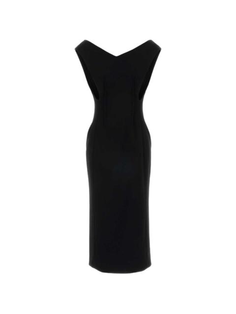 Jil Sander V-neck midi dress