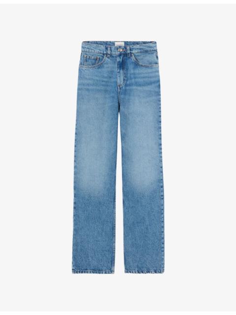 Claudie Pierlot Straight-Leg Denim Jeans