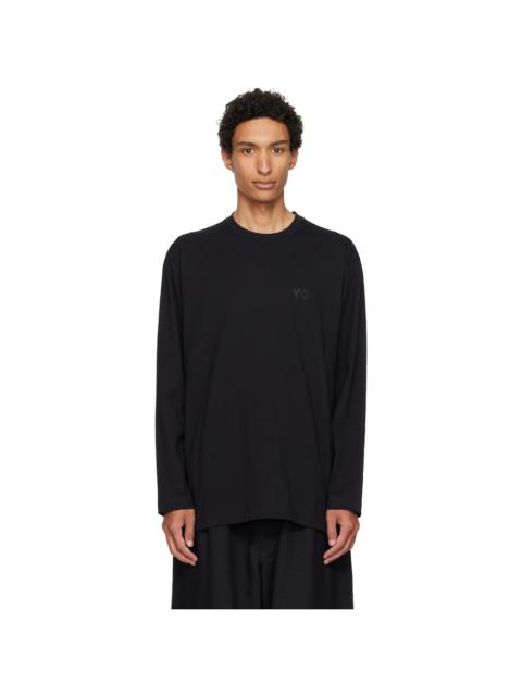 Y-3 Black Logo Long Sleeve T-shirt