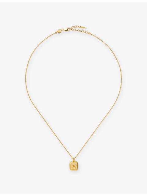 MISSOMA November Birthstone 18ct Gold Vermeil Plated Sterling Silver Pendant Necklace