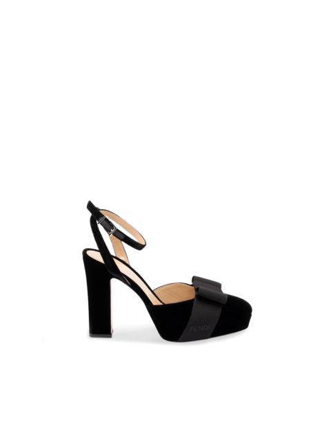 FENDI Velvet Slingback