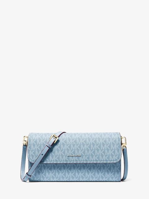 MICHAEL KORS Jet Set Small Signature Logo Convertible Crossbody Bag
