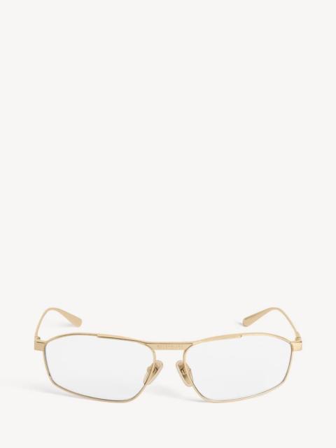 BALENCIAGA Men's Tag 3.0 D-frame Sunglasses in Light Gold