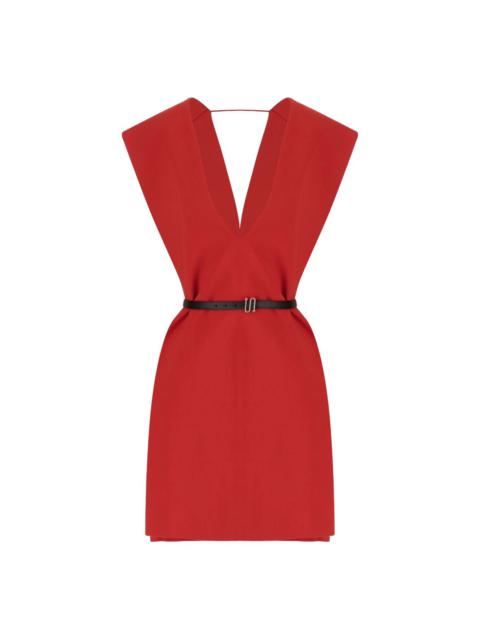 Sportmax V-neck mini dress