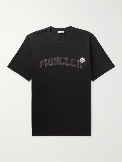 Moncler Logo-Appliquéd Cotton-Jersey T-Shirt