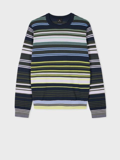 Paul Smith Multi-Stripe Merino Wool Sweater