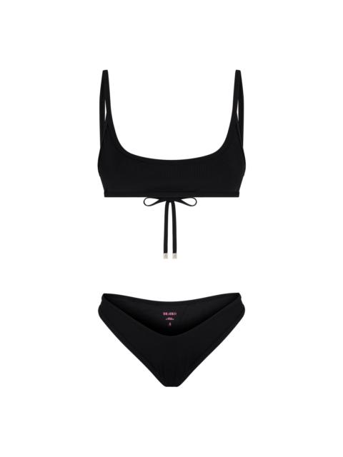 THE ATTICO BLACK BIKINI