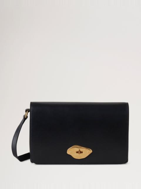 Mulberry Lana Wallet on Strap
Black High Gloss Leather