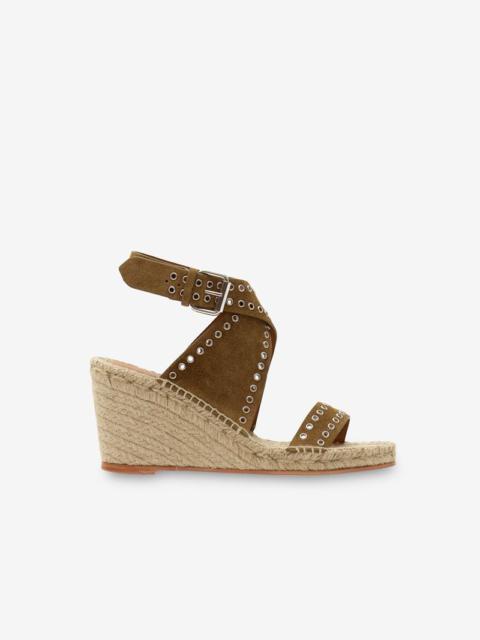 IRIANE LEATHER ESPADRILLES