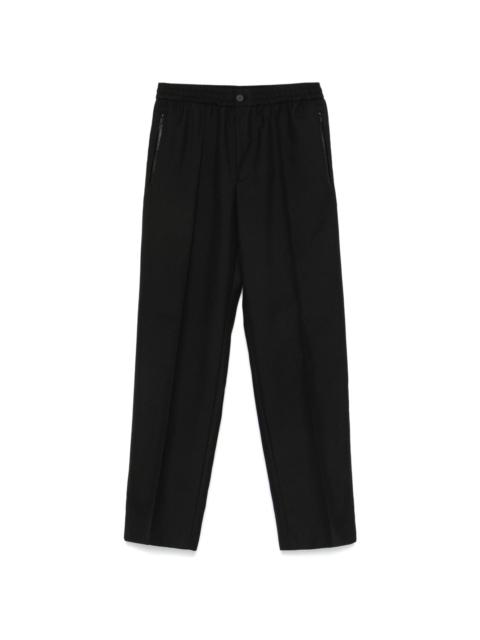 raised seam-detail trousers