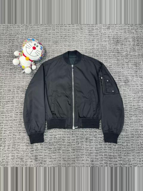 19ss「DIOR」BLACK Silk Bomber 46 Archive Dior Bomber Jacket - XL
