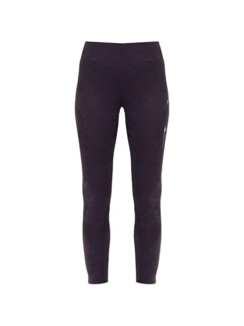 adidas floral-pattern performance leggings