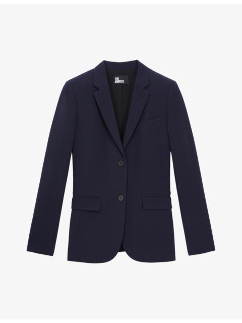 The Kooples Slim-fit single-breasted stretch-woven blazer