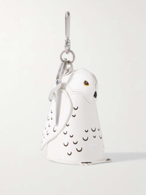 Mulberry Owl Leather Key Fob
