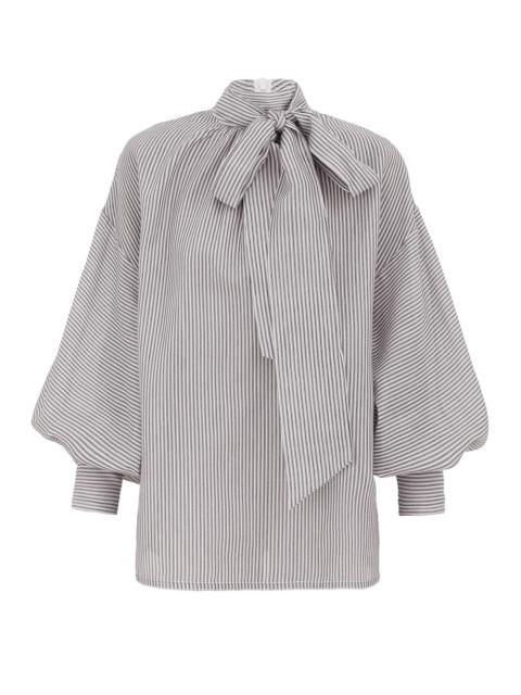 Zimmermann HYPNOTIC STRIPED BLOUSE