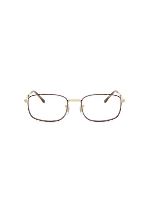 Ray-Ban metal rectangle glasses