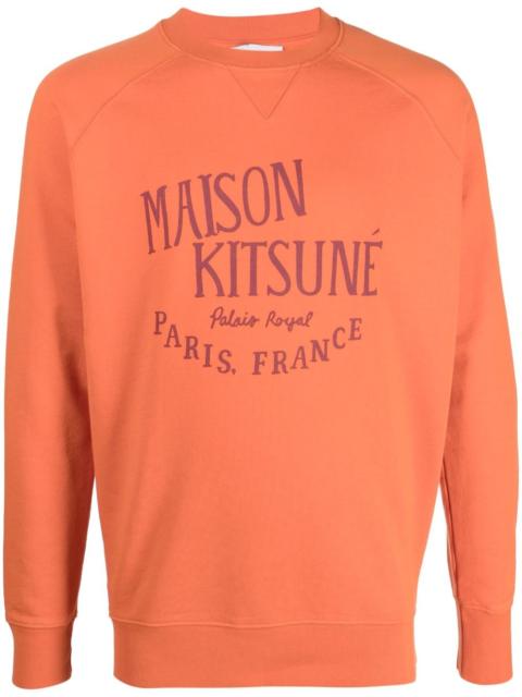 Maison Kitsuné logo-print cotton sweatshirt