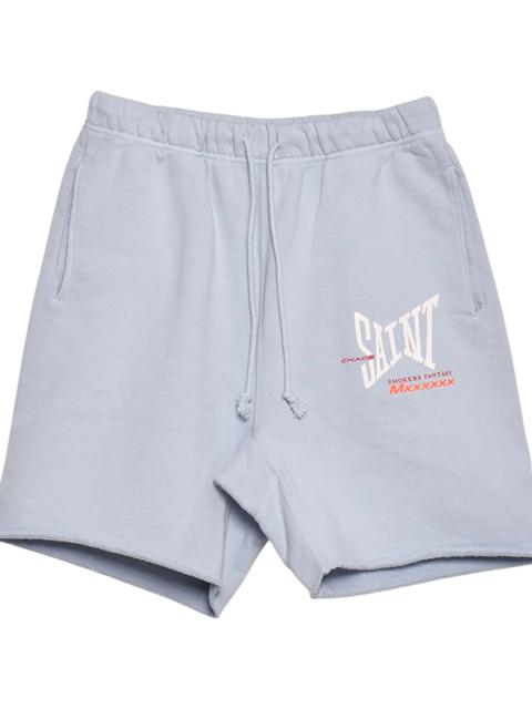 SAINT M×××××× Smokers Fantasy Sweatshorts "Baby Blue" SM HR8 0000 060