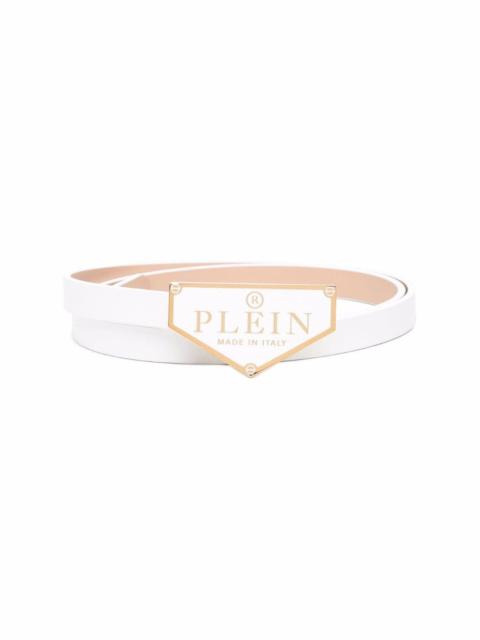 Iconic Plein leather belt