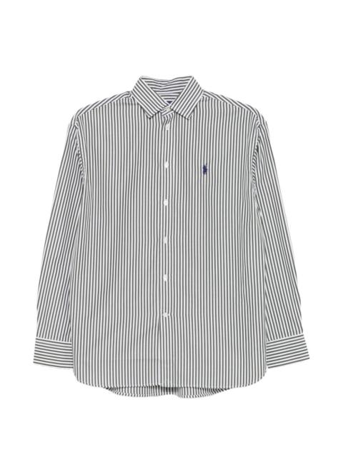 Polo Ralph Lauren vertical-stripe logo-embroidered shirt