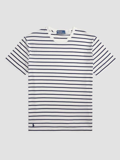Polo Ralph Lauren Men's Striped Cotton Crewneck T-Shirt - White Newport Navy