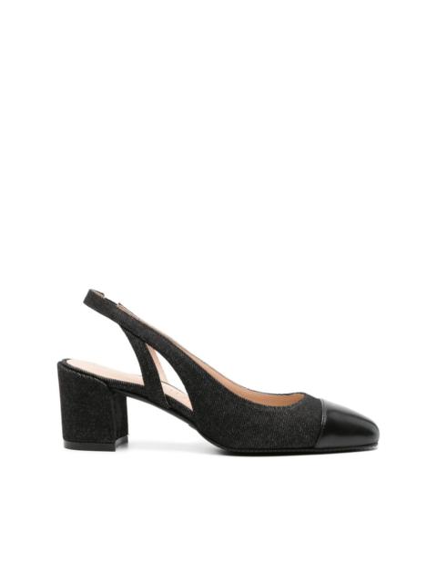 Sleek 50mm slingback pumps