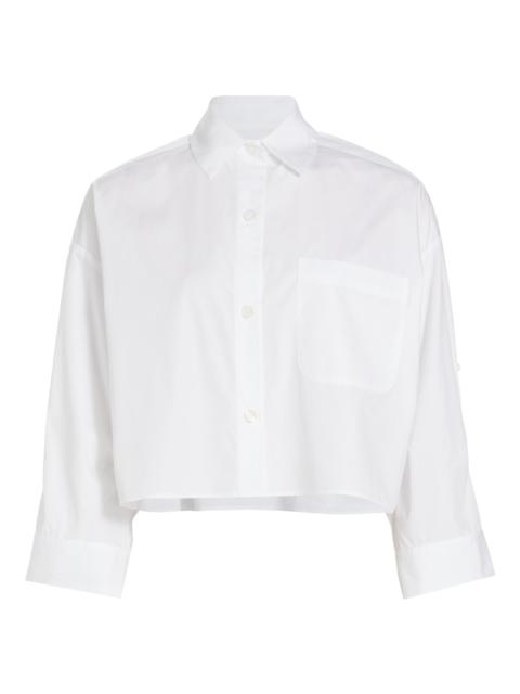 TWP Women's Next Ex Poplin Cropped Shirt - White