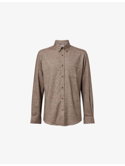 Sunspel Regular Fit Brushed Cotton Shirt