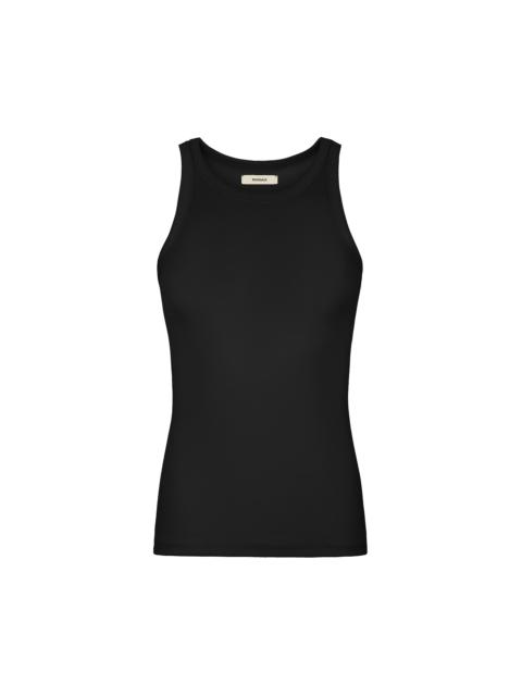 PANGAIA Women's 365 Lightweight Rib Tank Top - Black