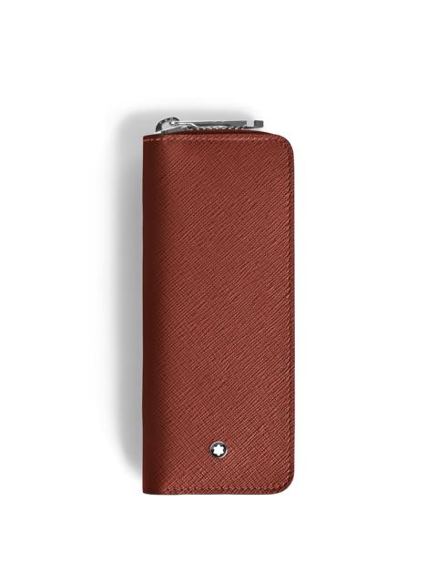 Montblanc 2 PEN POUCH WITH ZIP IN SARTORIAL LEATHER