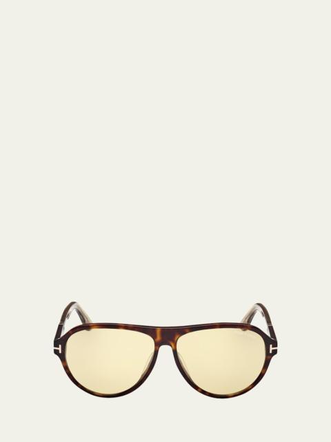 TOM FORD Men's Quincy Photochromic Aviator Sunglasses