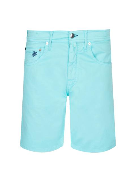 Vilebrequin Men 5-Pocket Satin Cotton Bermuda Shorts