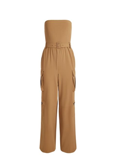 Alice + Olivia SACHIKO STRAPLESS CARGO JUMPSUIT