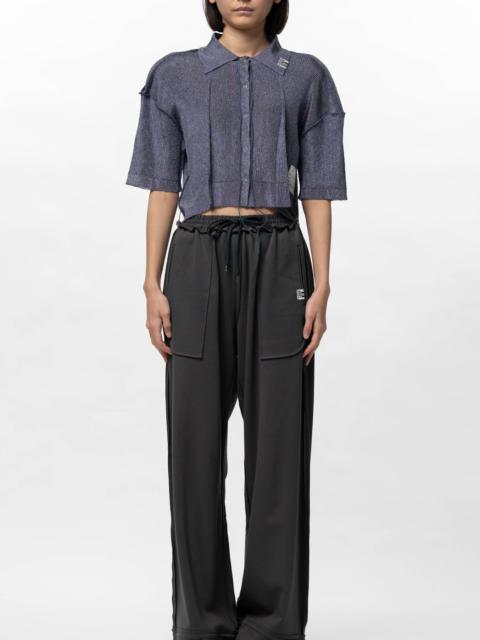 Maison MIHARAYASUHIRO Inside-Out Glitter Knit Cardigan