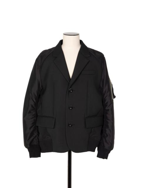 sacai Suiting Bonding Mix Jacket