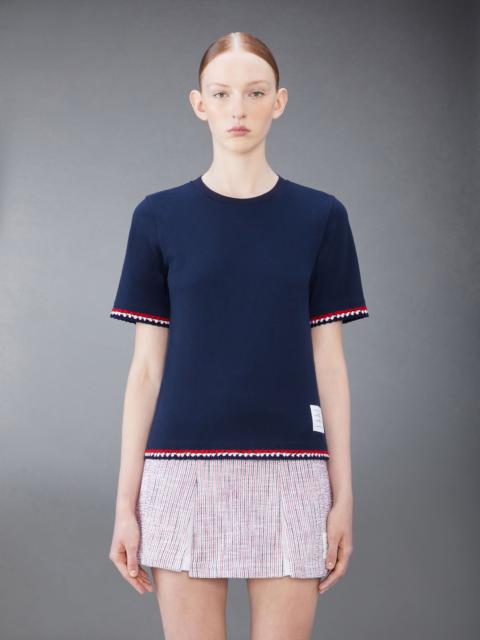Thom Browne RWB-stripe cotton T-shirt