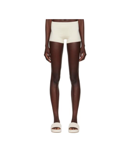Off-White High Waisted Boy Shorts