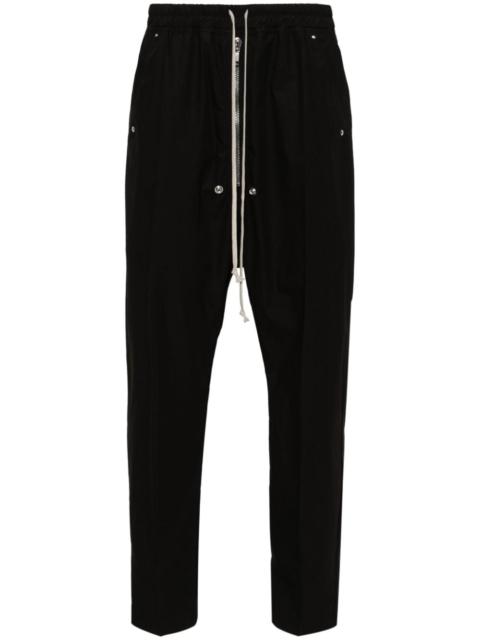 Rick Owens tapered drop-crotch trousers