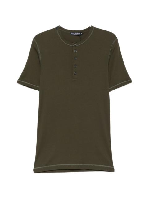 Dolce & Gabbana buttoned T-shirt