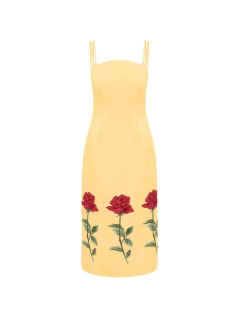 LEO LIN floral straps dress