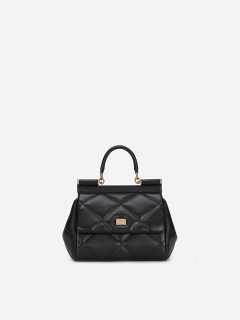 Dolce & Gabbana Small Sicily bag in aria matelassé calfskin