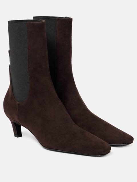 Suede ankle boots