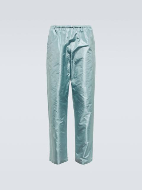 Prada Silk wide-leg pants