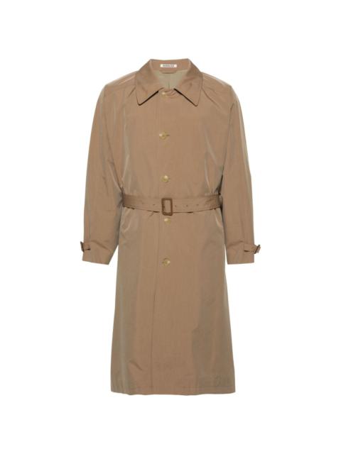 belted trench coat