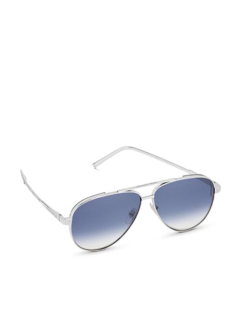 Louis Vuitton LV Rise Metal Pilot Sunglasses
