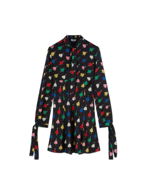 MSGM Dress with "Arrowed Heart Print" motif